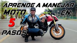5 pasos para aprender a manejar una moto