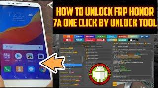 how to remove/unlock/bypass frp/google account honor 7a aum l29 one click by unlock tool 2021