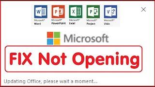 Fix Microsoft Office Please Wait A Moment ERROR (Word Excel PowerPoint 365 Not Opening Windows 10 11