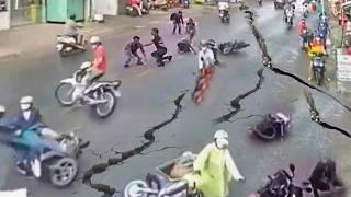 Series of Powerful Earthquakes in Japan: 7,000 Injured — First Footage