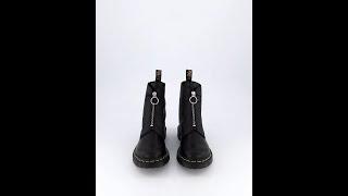 Dr. Martens 1460 Pascal Front Zip Leather Boots SKU: 9972061