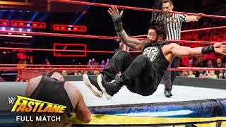 FULL MATCH - Roman Reigns vs. Braun Strowman: WWE Fastlane 2017