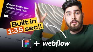 Figma To Webflow the FASTEST WAY with THIS Tool