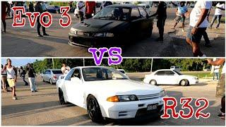 R32 vs Evo 3 Drag Race | Motorsportja #racing #motorsport #drag