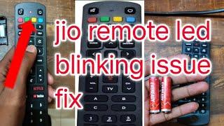 jio remote not working how to fix jio remote led blinking #jioremote #jiofiber