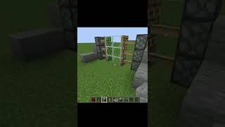 how to build an automatic glass door #gamingpc #minecraft