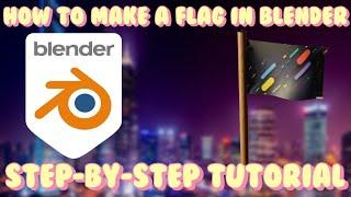 Blender Tutorial: Make a waving flag using wind!