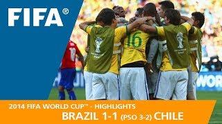 Brazil v Chile | 2014 FIFA World Cup | Match Highlights