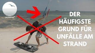 KITESURFEN HOWTO *** Einfacher Trick für deine Sicherheit am Strand***