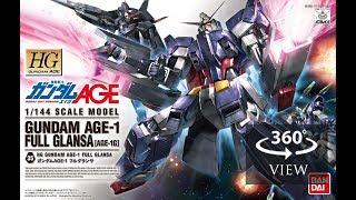 [360°Degree] HG 1/144 Gundam AGE-1 Full Glansa