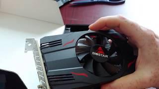 Unboxing Biostar Radeon RX 550 2GB GDDR5 128 Bit DirectX 12 PCI Express 3 0 x16 DVI D Dual Link, HDM