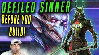 DEFILED SINNER BUILD GUIDE and REVIEW! RAID SHADOW LEGENDS