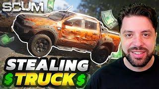 Stealing a Truck then Selling It to Trader | SCUM