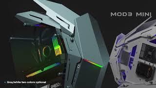 JONSBO MOD3 MINI Open Type MATX GAMING Computer Case,240/280/360 Liquid & 165mm Air Cooling Support,