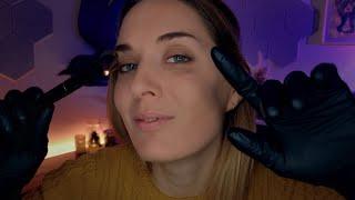 ASMR Ear Exam & Cleaning Roleplay | Soft Spoken & Whispering with Latex Gloves