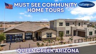 Must See New Home Community [Living in Queen Creek Arizona | Emerald Collection | Home Tours]