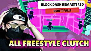 ALL FREESTYLE CLUTCH AT NEW BLOCK DASH REMASTERED MAP SIUUU  NEW UPDATE STUMBLE GUYS VERSION 0.79