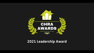 CHRA 2021 Leadership Award - Robert Byers