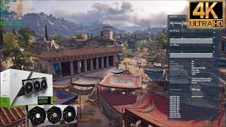 MSI SUPRIM X 4090 | Assassin's Creed: Odyssey 4K Benchmark | Max Settings | 12900K | DDR5