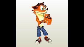 Crash Bandicoot de papercraft