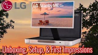 LG StandbyME Go | Unboxing, Setup, and First Look | So Many Uses!