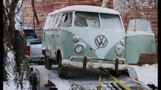 Forgotten Volkswagen Kombi rescued from Springfield Idaho.