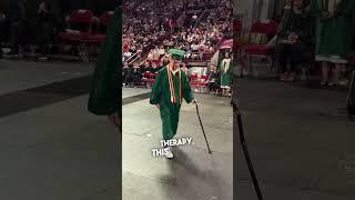 He did the impossible at his graduation 