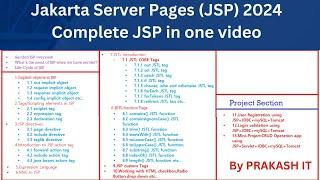 JSP Tutorial for Beginners 2024 | JSP Tutorial | JSP Tutorial In One Video