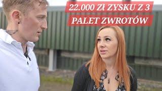 22.000 zł ZYSKU NA 3 PALETACH ZWROTÓW. Pomysł na dodatkowy zarobek. #zwroty #palety #biznes