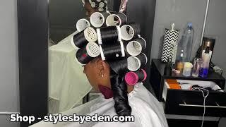 THE MAGICAL ROLLERS!! NATURAL HAIR ROLLER SET!