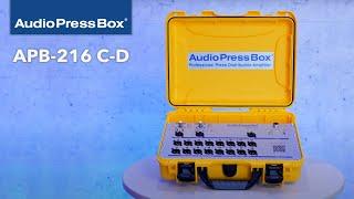 AudioPressBox APB-216 C-D: Dante-enabled portable press box