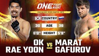 MMA Thriller  Ok Rae Yoon vs. Marat Gafurov | Full Fight