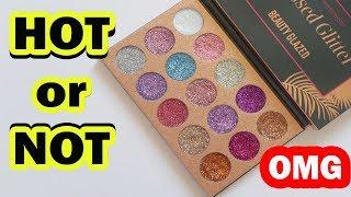 Beauty Glazed Pressed Glitter Shadow Swatches | Beautymagz