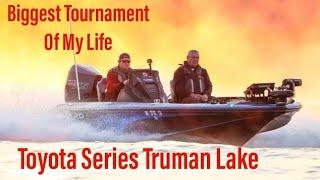 FISHING THE BIGGEST TOURNAMENT OF MY LIFE! MLF Toyota Series Truman Lake September Bass Fishing