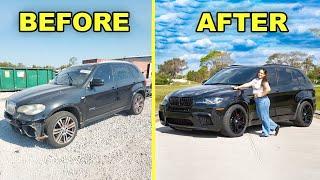 FULL BUILD - Secretly Building my Wife a Budget BMW X5M