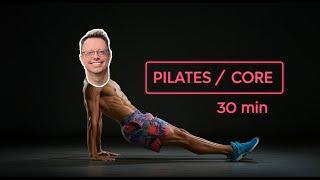  30-Min Pilates Abs & Core Workout - No Equipment Needed!  Bodyweight Only!