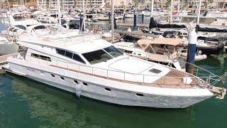 $207,000 Yacht Walkthrough | Yacht For Sale | Ferretti 185 Fly | Winslow Yachts