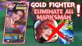 NEW GOLD FIGHTER IS FINALLY HERE! BROKEN BUILD EASILY DESTROY ANY MARKSMAN META!