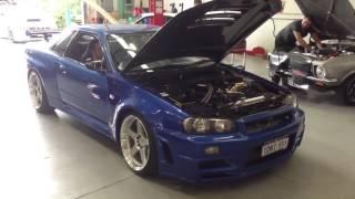 Nissan Skyline GTR R34 Turbo Sound