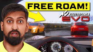 Assetto Corsa EVO 142KM Free Roam Map! (Sim Racing Show Ep31)