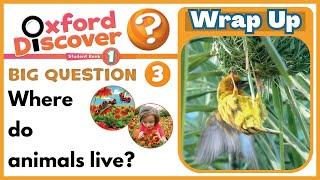 Oxford discover 1 | Big Question 3 | Where do animals live? | Wrap up