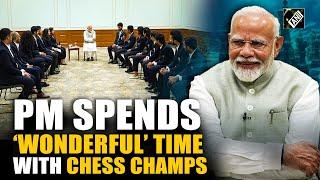 PM Modi interacts with Chess Champs, shares ‘wonderful’ moments