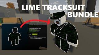 *NEW SET* Lime Tracksuit Bundle | Unturned Item Showcase