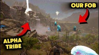 RAIDING THE ALPHA TRIBE! ARK SURVIVAL EVOLVED!