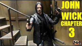 Mafex John Wick Chapter 3 Parabellum Keanu Reeves Action Figure Review & Comparison