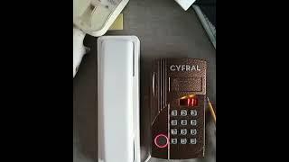 Домофон CYFRAL CCD20 с альтернативной прошивкой. Звонок #домофон #цифрал