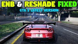 ENB & RESHADE FIX!!! / GTA 5 Latest Version ENB Install (Hindi)