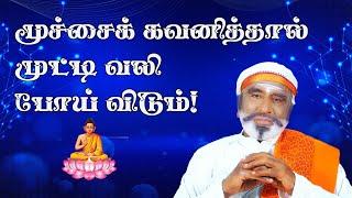மூச்சைக் கவனித்தால் முட்டி வலிபோய் விடும்! |KAVANAGAR KARJANAI