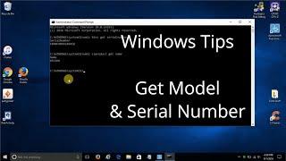 How to Find Your Computer Model & Serial Number inside of Windows 10 - Laptop Tips & Tricks