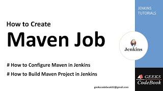 Jenkins #7 | How to create Maven Job in Jenkins